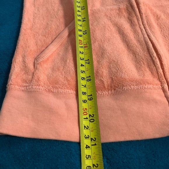 Juicy Couture Coral Terry Pants 30 x 32 Zip Up Hoodie with Crest - Picture 5 of 16